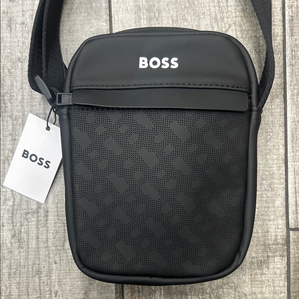 BOSS by Hugo Boss Black Crossbody Bag NWT - Picture 2 of 6
